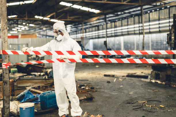Professional Crime Scene Cleanup technician working in Adrian, MO